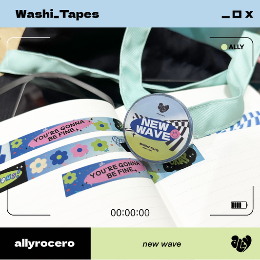 ALLYRCR -New Wave Washi Tape