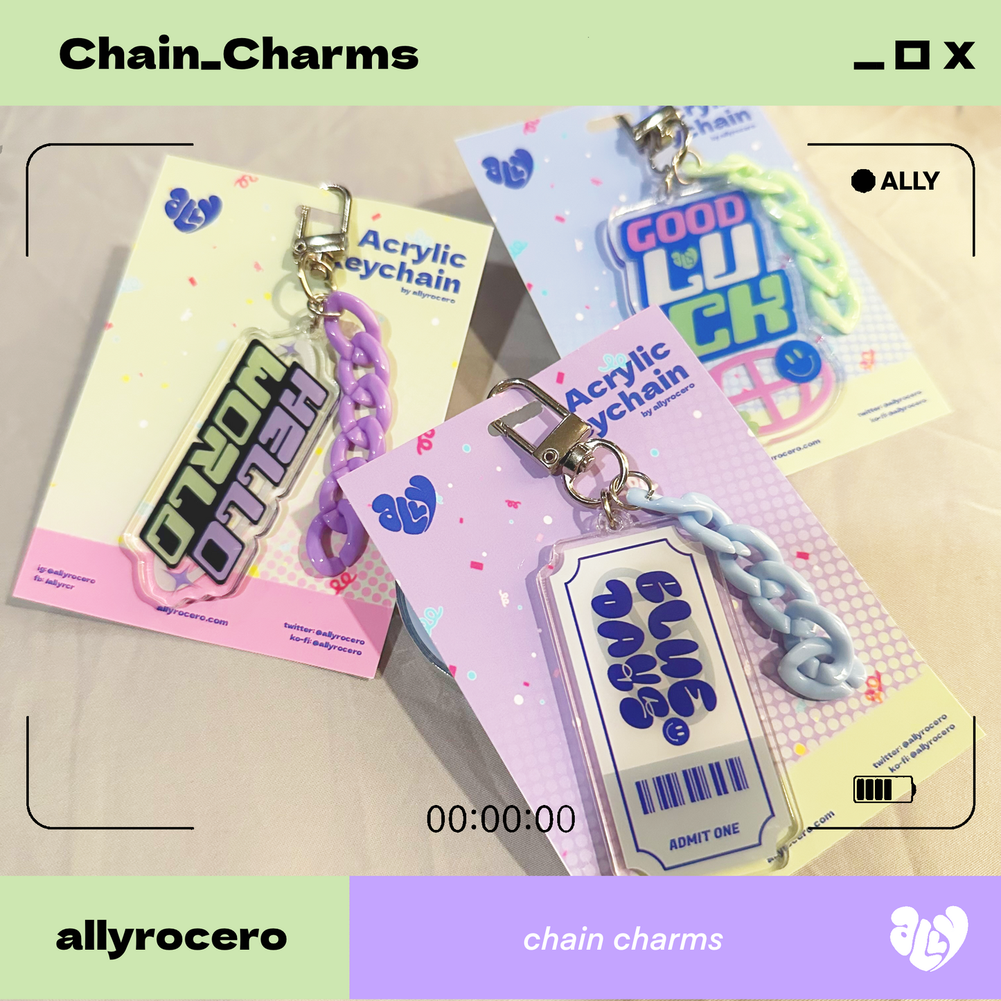 ALLYRCR - Chain Charms