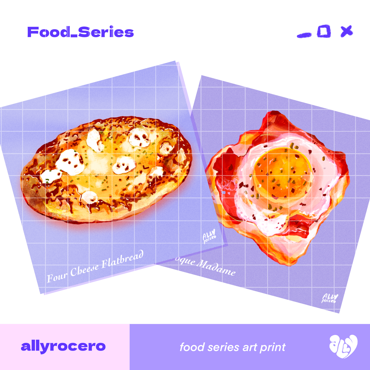 ALLYRCR - Food Series Art Print