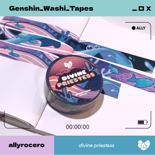 ALLYRCR - Genshin Impact Divine Priestess  Washi Tape