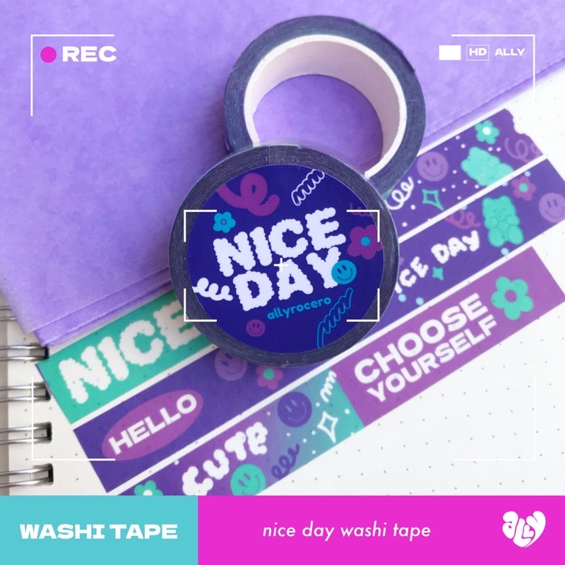 ALLYRCR - Nice Day Washi Tape