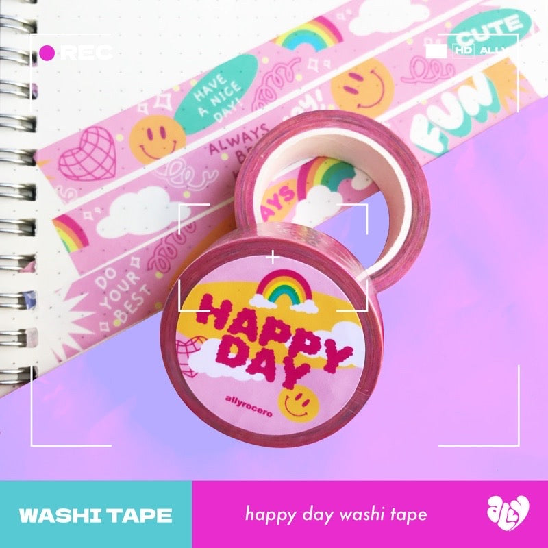 ALLYRCR - Happy Day Washi Tape