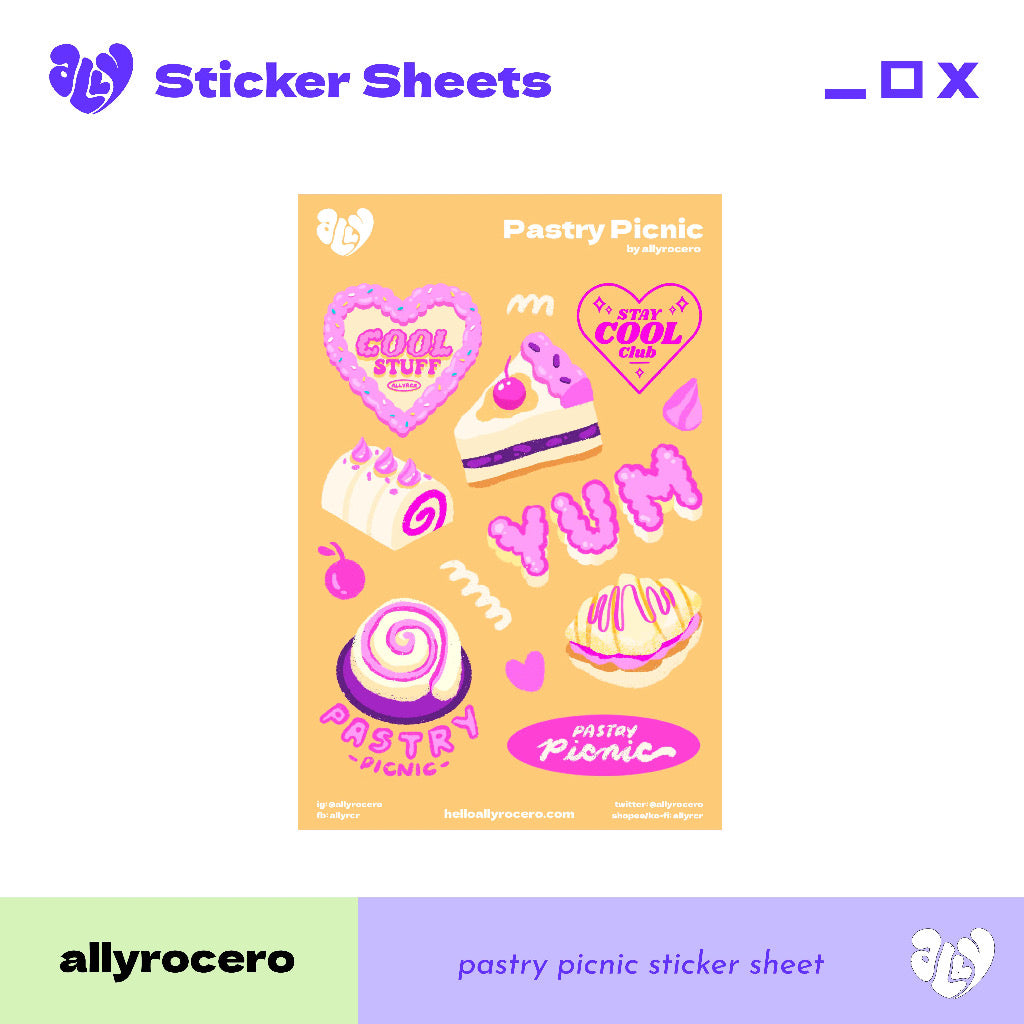 ALLYRCR - Sticker Sheets Part 2