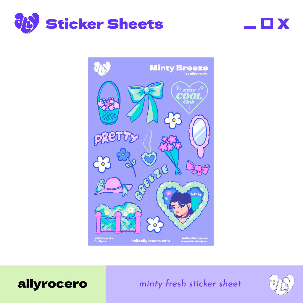 ALLYRCR - Sticker Sheets Part 2