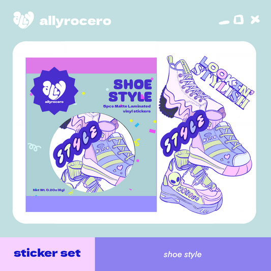 ALLYRCR - Shoe Style Sticker Pack
